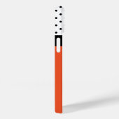 Pas uw stijl aan met Oranje zwart puntje Case-Mate iPhone Case (Achterkant / Rechts)