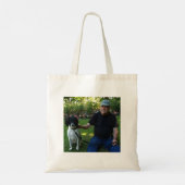 Pas uw tas aan. Pas eigen foto en tekst aan. (Achterkant)