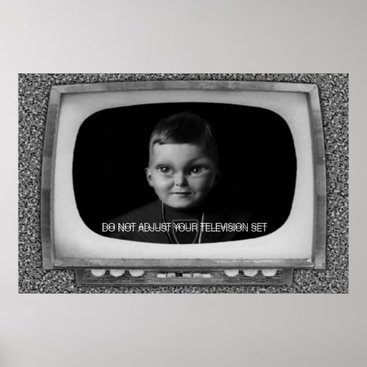 Pas uw televisieset niet aan poster (Voorkant)