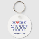 Pas uw thuis Sweet Home aan Sleutelhanger (Voorkant)