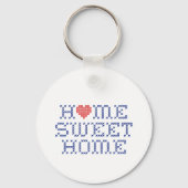 Pas uw thuis Sweet Home aan Sleutelhanger (Achterkant)