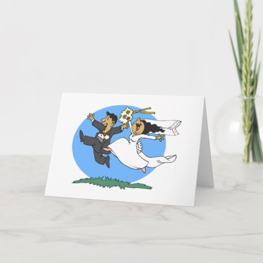 Pas uw trouwkaart aan (Of?) Feestdagen Kaart (Voorkant)