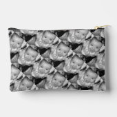 Pas Uw zwart-wit fotomodel monogram aan Etui (Achterkant)