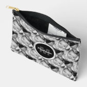 Pas Uw zwart-wit fotomodel monogram aan Etui (Open)