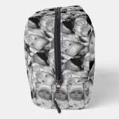 Pas Uw zwart-wit fotomodel monogram aan Toilettasje (Rechts)