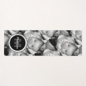 Pas Uw zwart-wit fotomodel monogram aan Yogamat (Voorkant (horizontaal))