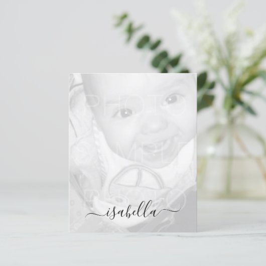 Pas uw zwart-witfotoblad aan (Staand voorkant)