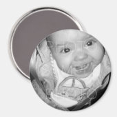 Pas Uw zwarte witte foto aan Magneet (Voorkant / Achterkant)