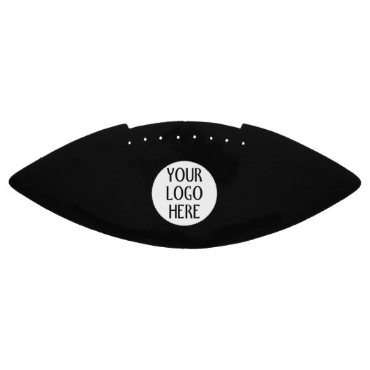 Pas uw zwarte witte logo aan american football (Paneel)
