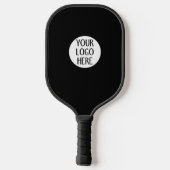 Pas uw zwarte witte logo aan pickleball paddle (Achterkant)
