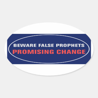 Pas valse profeten op ... Sticker