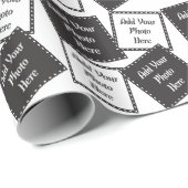 Pas vier Sjablonen die op papier lopen aan (Rol Hoek)