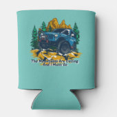 Pas vierwielaandrijving aan de bergen die roepen blikjeskoeler (Achterkant)