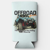 Pas vierwielaandrijving aan de bergen die roepen seltzer blikjeskoeler (Voorkant)