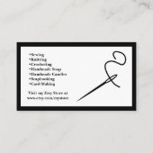 Pas Visitekaartjes aan voor uw bedrijf (Achterkant)