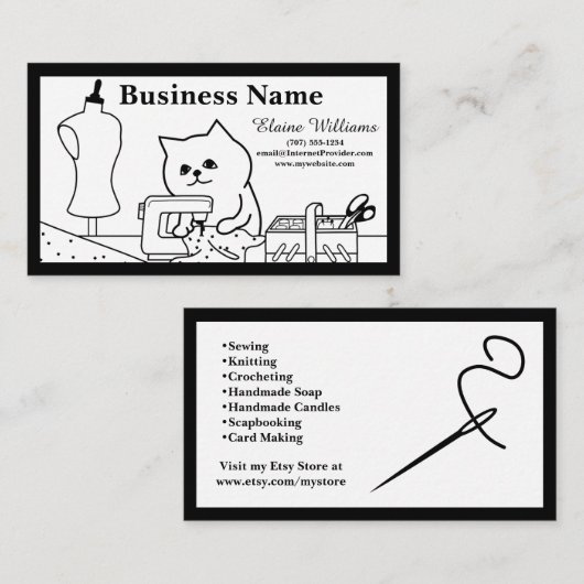 Pas Visitekaartjes aan voor uw bedrijf (Voorkant / Achterkant)