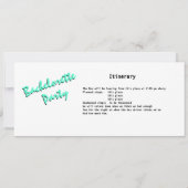 Pas voor bachelorettefeestbus kaart (Achterkant)