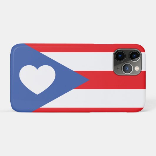 Pas voor Puerto Ricaanse vlag Case-Mate iPhone Case (Achterkant (horizontaal))