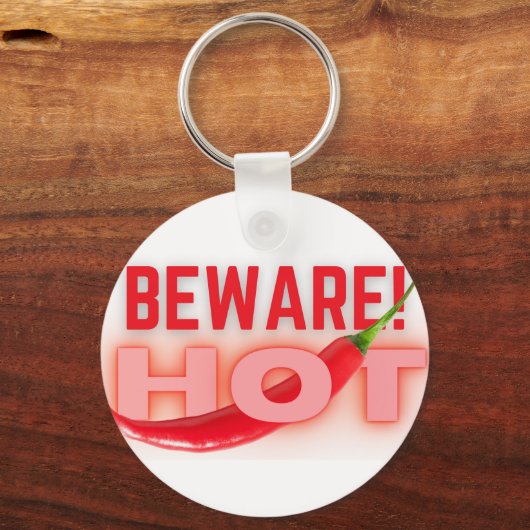 Pas warm op sleutelhanger (Voorkant)