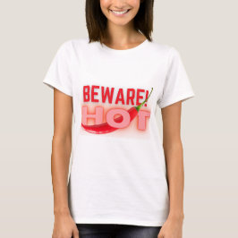 Pas warm op t-shirt