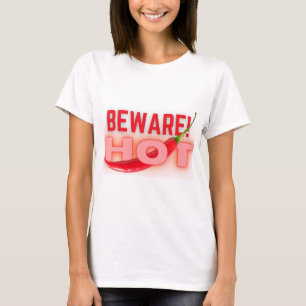 Pas warm op t-shirt