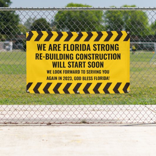 Pas We Are Florida Strong Bouw aan Spandoek (Insitu)