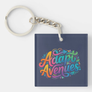 Pas wegen aan – Moderne inspirerende typografie T- Sleutelhanger