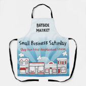 Pas zaterdag uw kleine bedrijf aan schort (Voorkant)