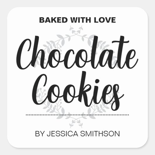 Pas Zelfgemaakt etiket HM001_09sq aan (Voorkant)