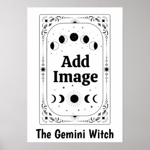 Pas Zodiac Tarot Astrologie Tweelingen Heksen Gesc Poster
