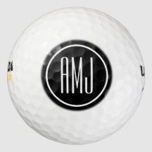 Pas zwart-wit monogram aan
