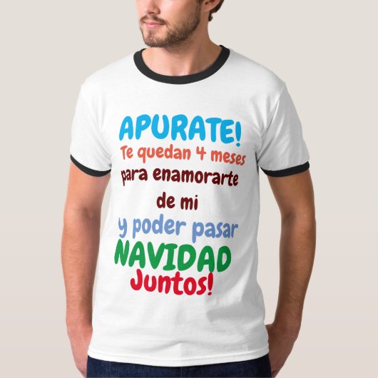 pasa navidad conmigo t-shirt (Voorkant)
