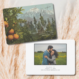 Pasadena  Briefkaart Save the Date Invitation