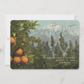Pasadena Briefkaart Save the Date Invitation (Voorkant)