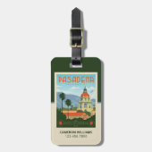 Pasadena, CA Bagagelabel (Voorkant verticaal)