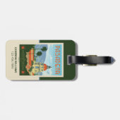 Pasadena, CA Bagagelabel (Achterkant horizontaal)