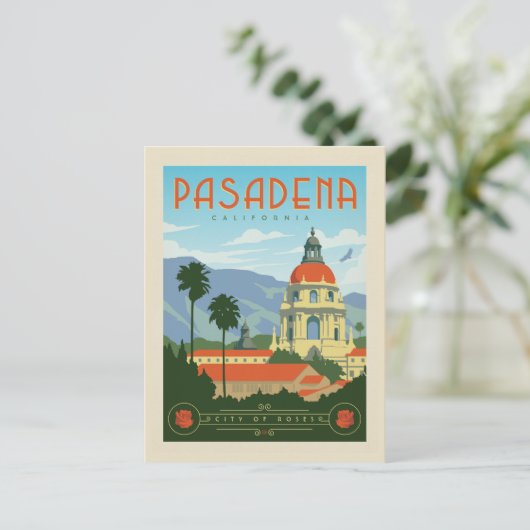 Pasadena, CA Briefkaart (Staand voorkant)