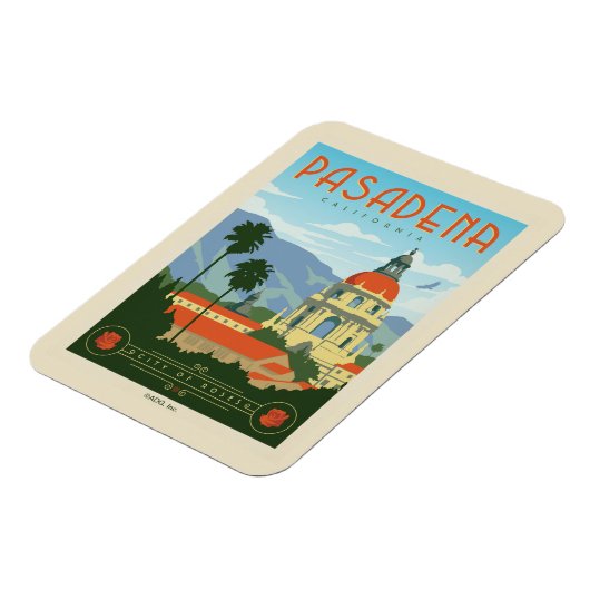 Pasadena, CA Magneet (Linkerzijde)