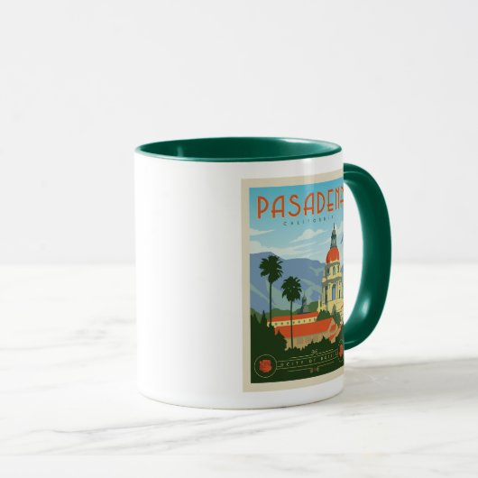 Pasadena, CA Mok (Voorkant rechts)