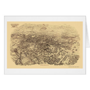 Pasadena, CA Panoramic Map - 1903