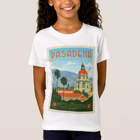 Pasadena, CA T-shirt (Voorkant)
