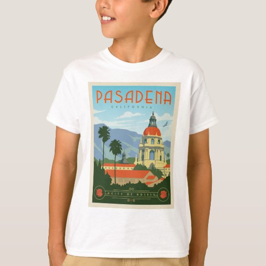 Pasadena, CA T-shirt (Voorkant)