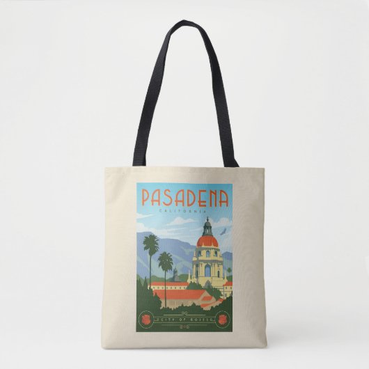 Pasadena, CA Tote Bag (Voorkant)