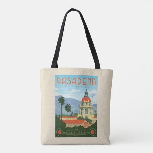 Pasadena, CA Tote Bag (Achterkant)
