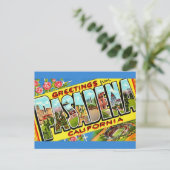 Pasadena CA Wenskaart Briefkaart (Staand voorkant)