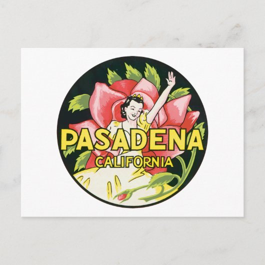Pasadena California Briefkaart (Voorkant)