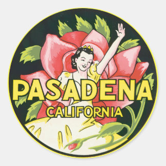 Pasadena California Ronde Sticker
