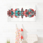 Pasadena California Skyline Spandoek (Insitu)