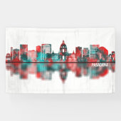 Pasadena California Skyline Spandoek (Horizontaal)