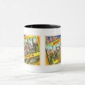 Pasadena California Vintage Large Letter Briefkaar Mok (Midden)